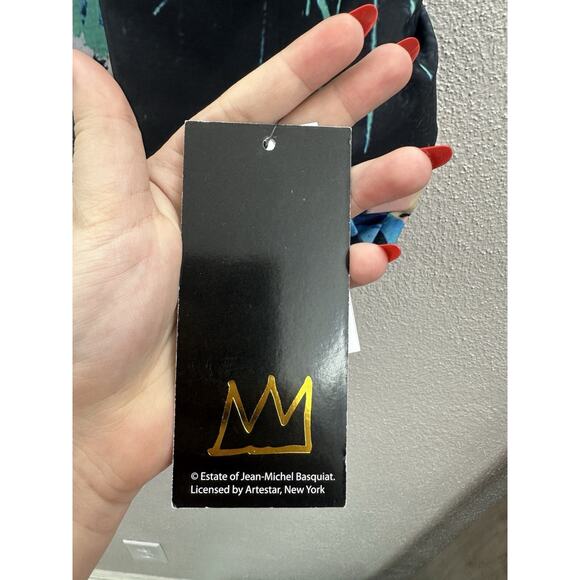 Members Only X Jean-Michel Basquiat Windbreaker Jacket Size Large Zip Up NWTs - Picture 5 of 15